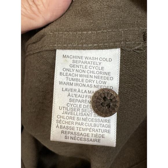 100% Silk Hawaiian Floral Shirt Short Sleeve Men's Size XL Caribbean Joe Brown - Picture 10 of 10